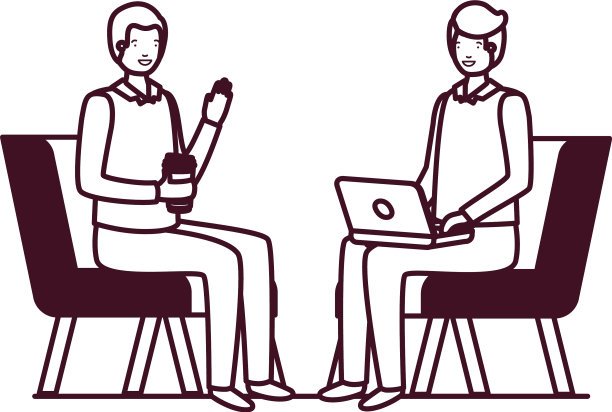 男人坐在椅子上，手提电脑放在白色的上面图片下载