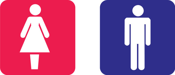 男人和女人图标女人和男人的形状图片下载