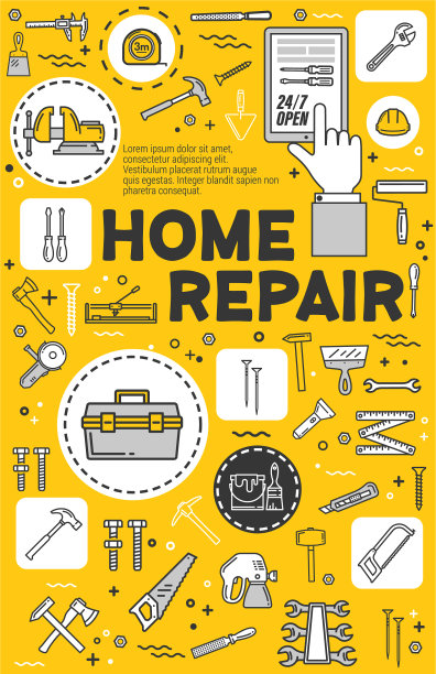 建筑和diy工具工具包图片下载