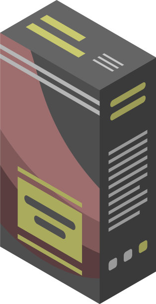 黑色染发剂图标等距风格图片下载