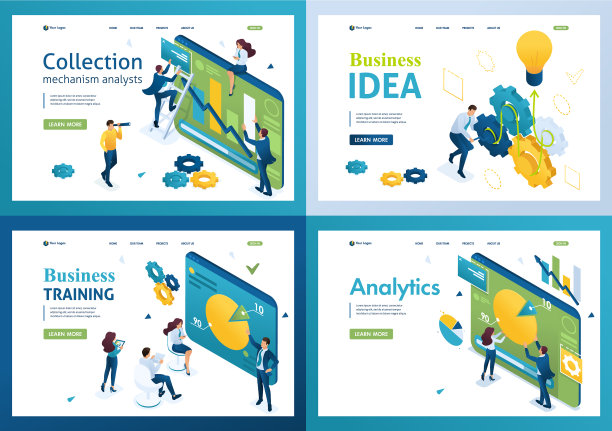 设置等距概念，图形和图表业务图片下载
