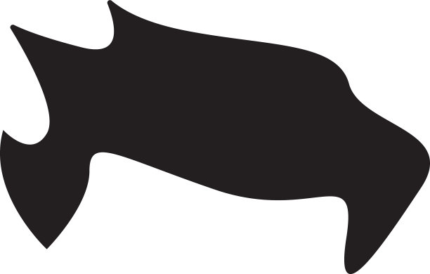 头发图形设计模板孤立图片下载