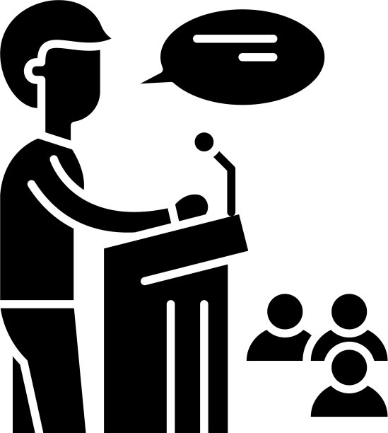 扬声器黑色图标标志已隔离图片下载