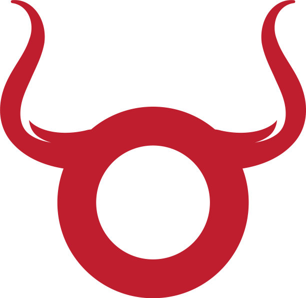 金牛座标志模板图标设计图片下载