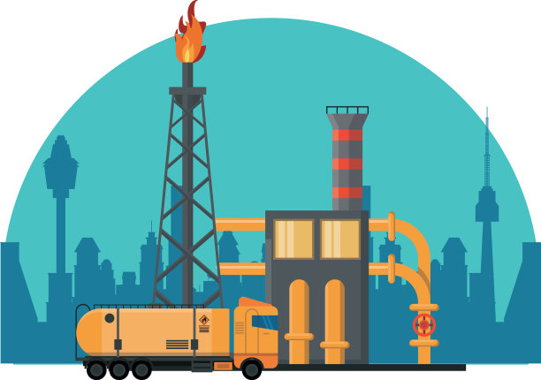 石油精炼厂机械图片下载