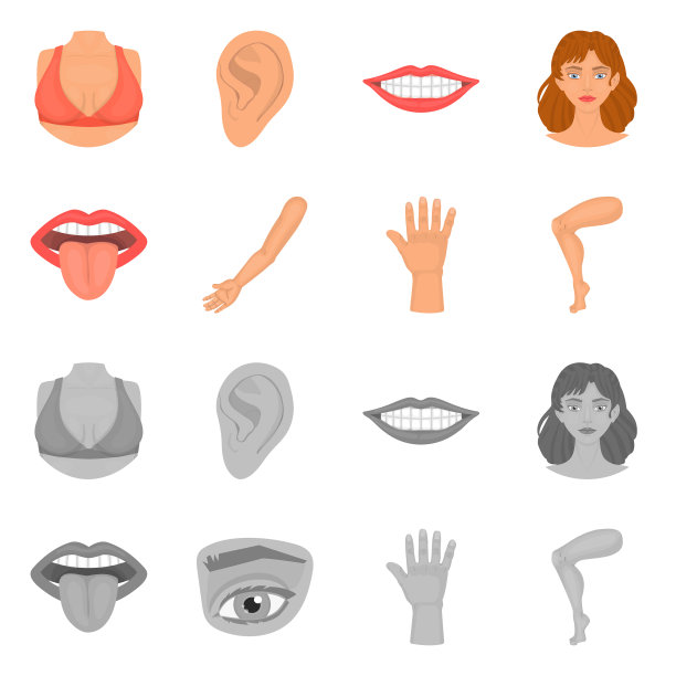 的隔离对象体和部分符号集图片下载