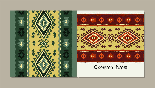 名片设计民俗装饰物图片下载