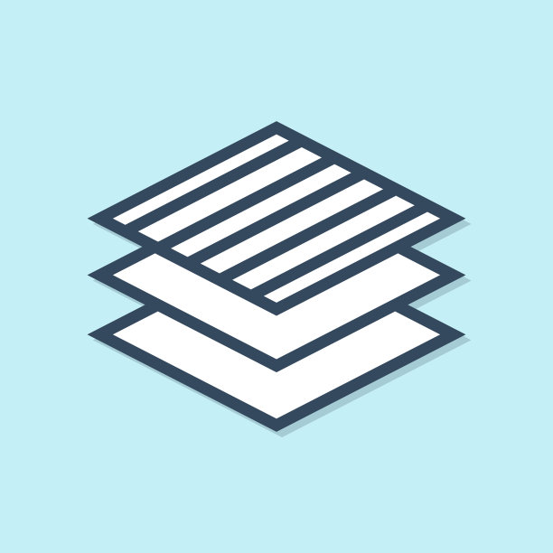 蓝色线条的织物辊子被隔离图片下载