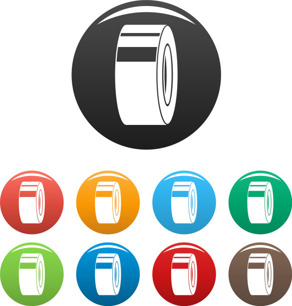 苏格兰卷图标设置颜色图片下载