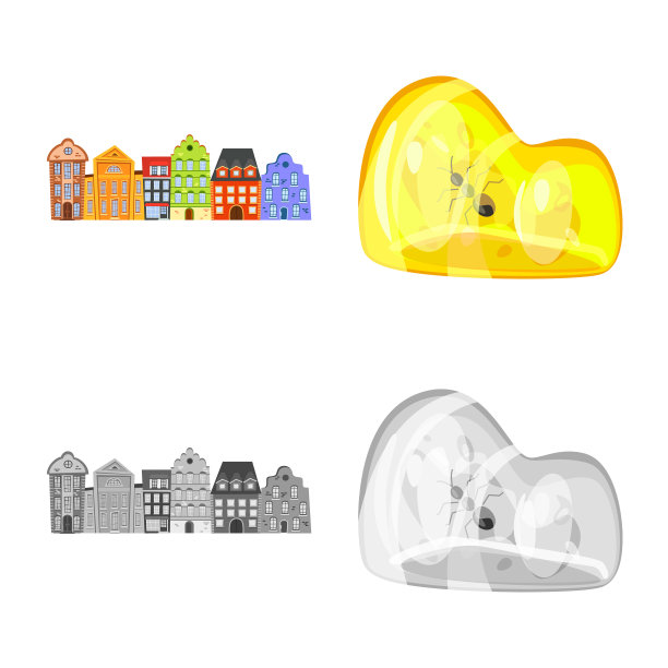 孤立的对象传统和旅游标志图片下载