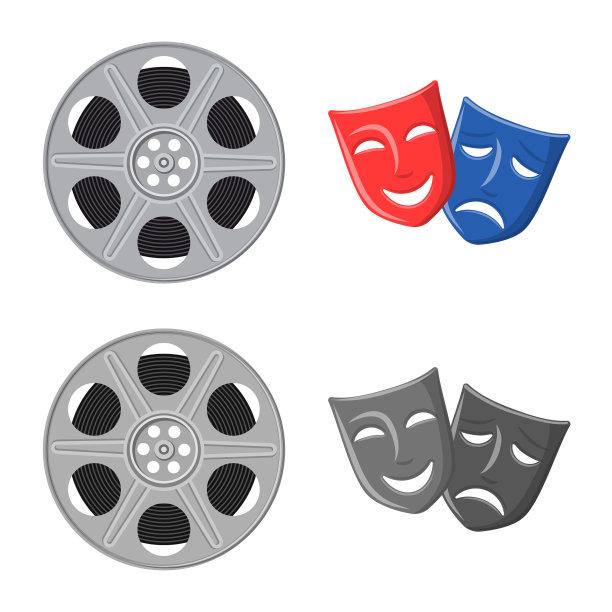 电视和拍摄标志图片下载