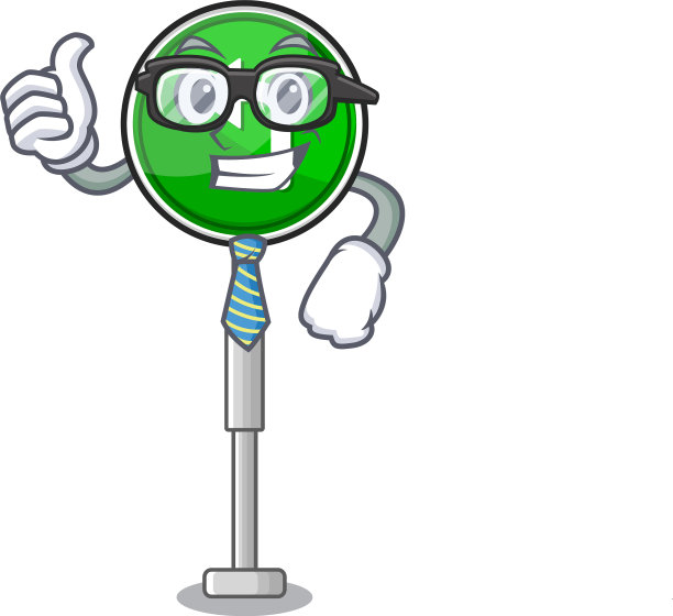 商家在吉祥物路的旁边向左拐卡通图片下载