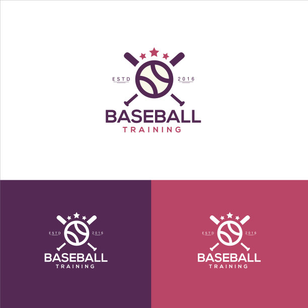 棒球标志设计图片下载