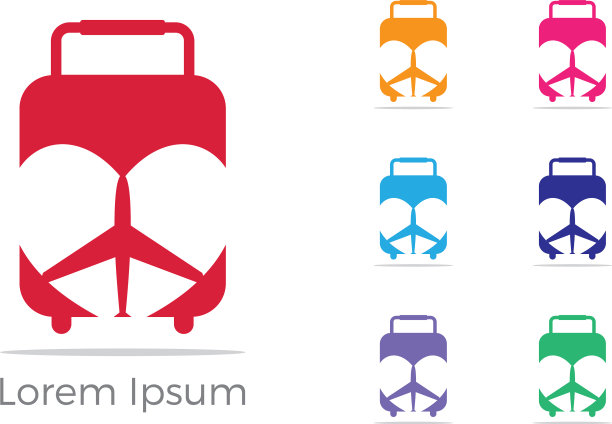 旅行袋标志设计图片下载