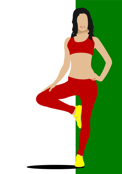 瑜伽练习图片下载