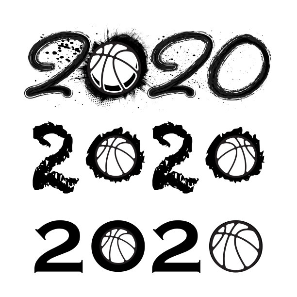 篮球2020新年数字图片下载