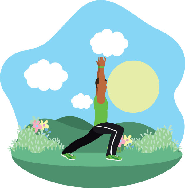 健美男子做运动图片下载