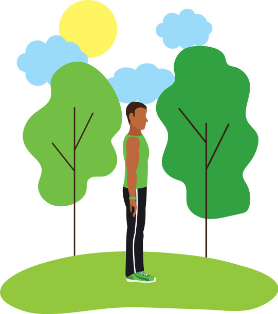 健美男子做运动图片下载