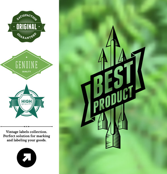 复古优质标签设置在瓷砖结构上图片下载