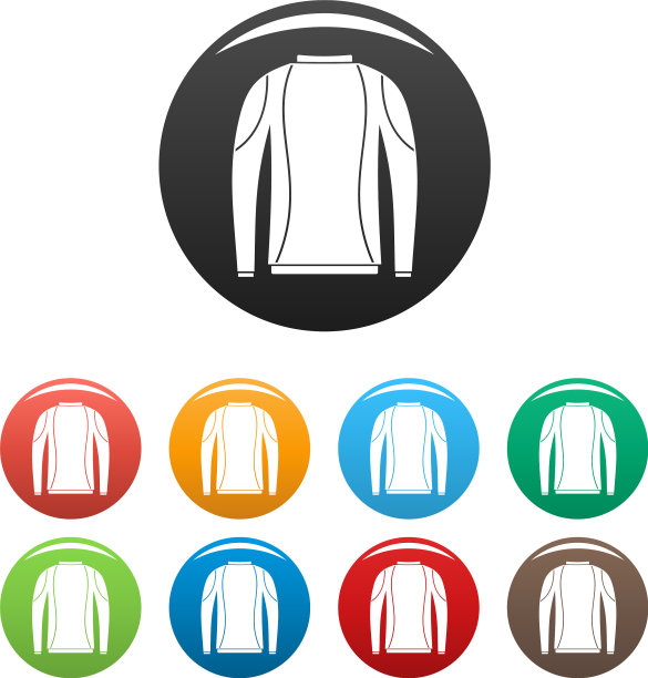 热衣服图标设置颜色图片下载