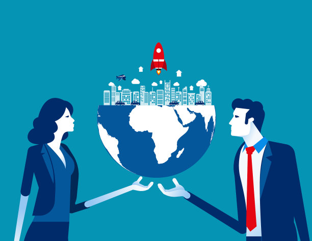 组织拥有全球概念业务图片下载