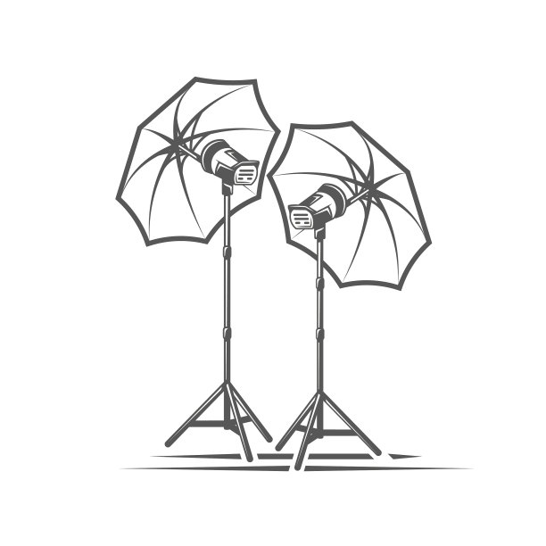 照片工作室元素孤立的白色背景图片下载