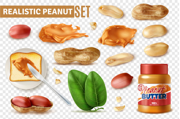 花生酱透明套装图片下载