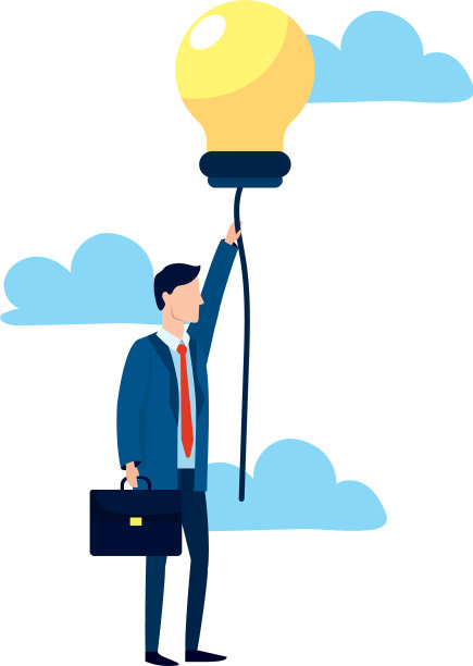 成功商人卡通形象图片下载