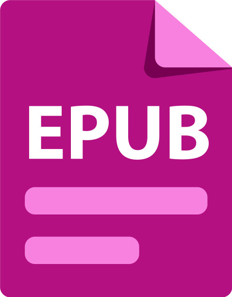 紫色图标epub文件格式扩展名图片下载