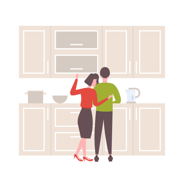 后视图夫妇拥抱男人女人情人图片下载