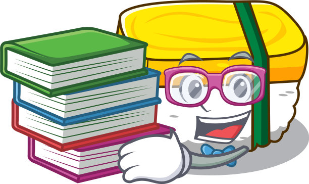 学生用鸡蛋卷寿司图片下载