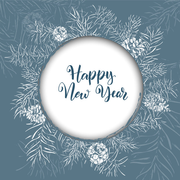 手绘圣诞速写图片下载