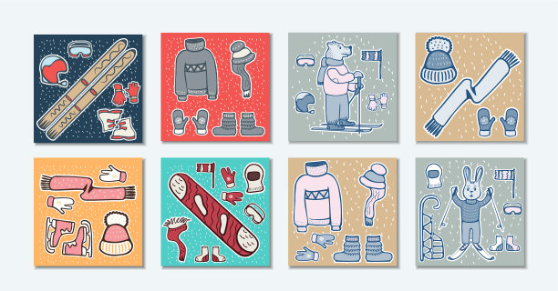 嘟嘟卡冬天图片下载