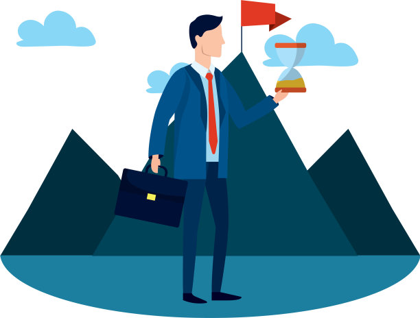 成功商人卡通形象图片下载