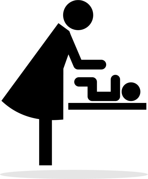 bachanging厕所标志图片下载