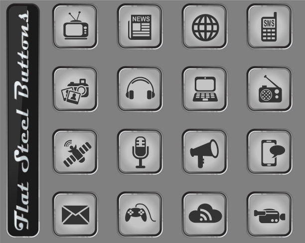 媒体图标设置图片下载