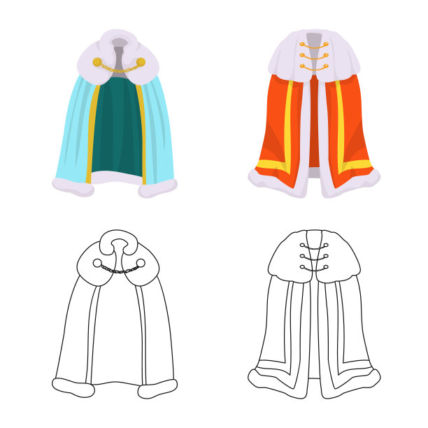 材料和服装标志图片下载