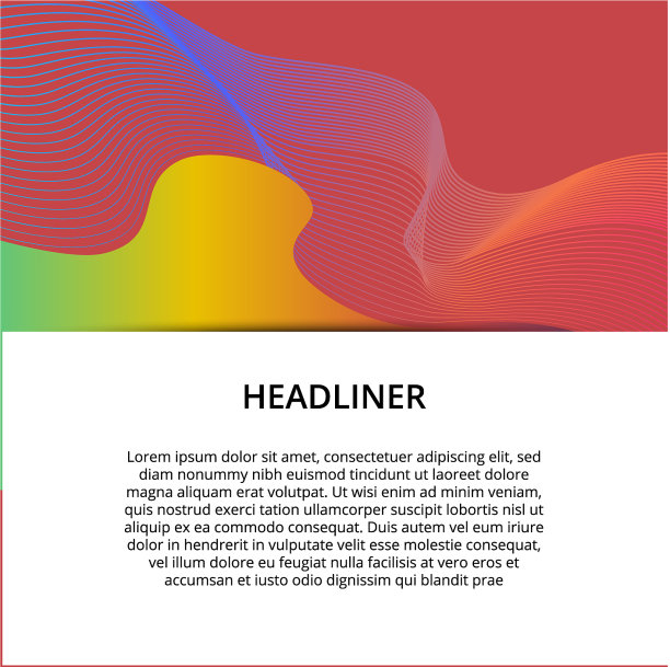 旗帜背景设计彩色现代抽象图片下载