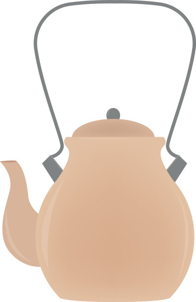 美丽的彩色茶壶用来泡茶和图片下载