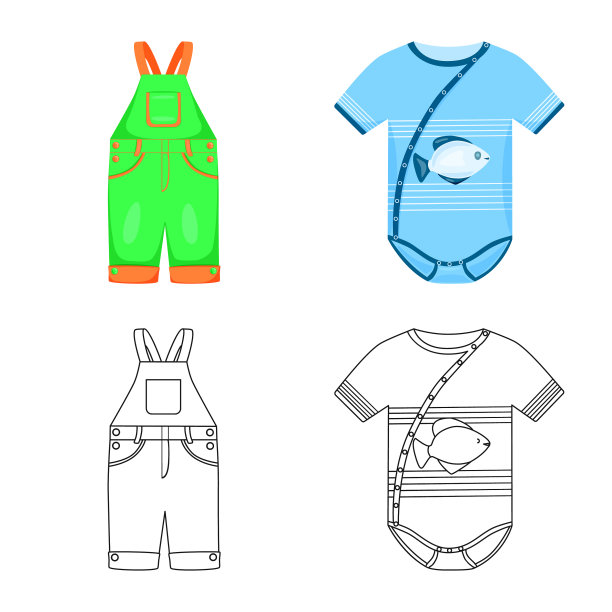 时尚服装符号图片下载