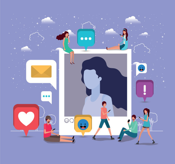 有女人头像的社交社区图片下载