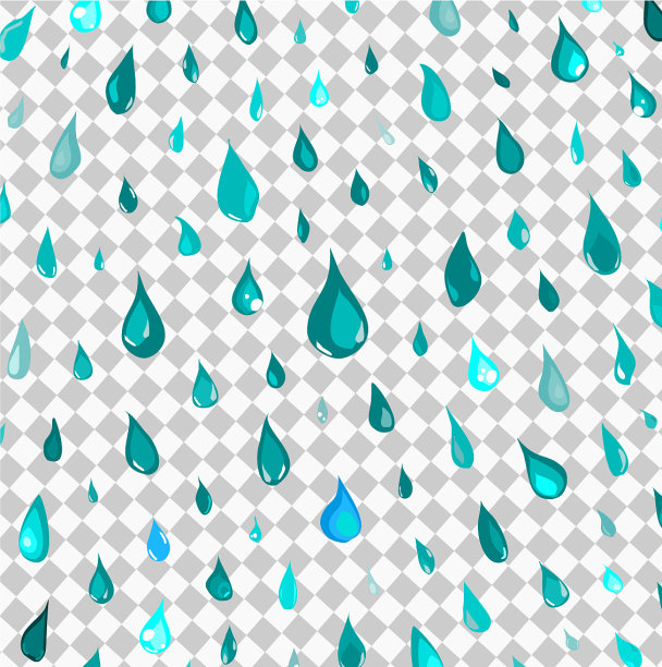 孤立的雨滴或蒸汽骤雨落下图片下载