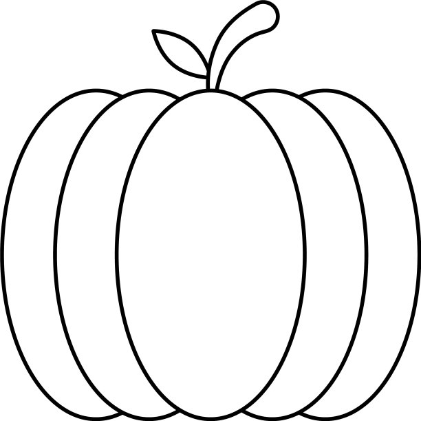 孤立的南瓜设计图片下载