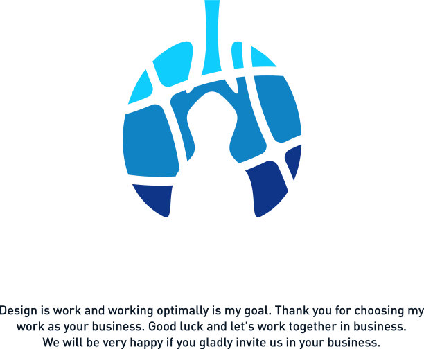 彩色肺标志概念健康肺图片下载