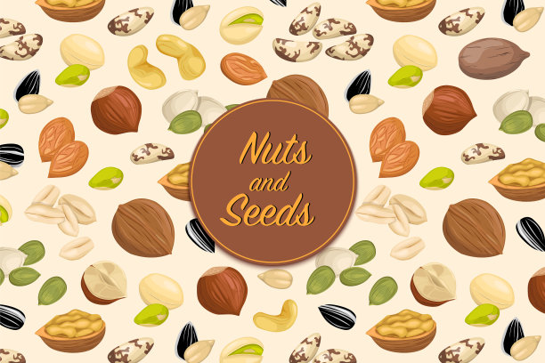 有坚果和种子的飞行器图片下载