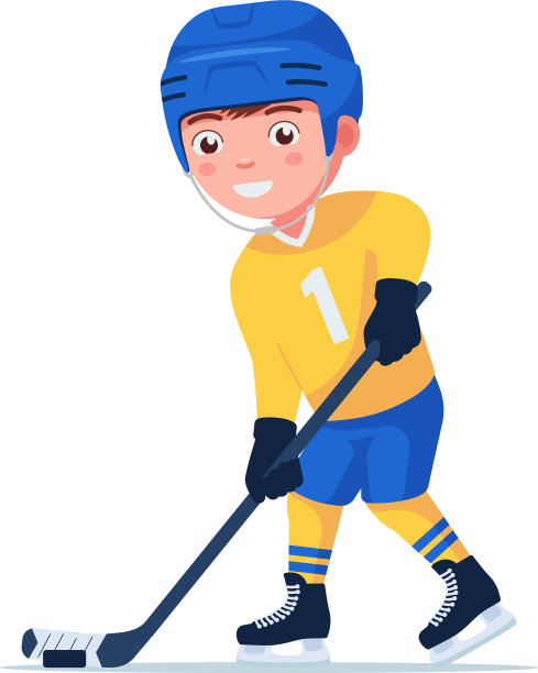 小孩子打职业冰球图片下载
