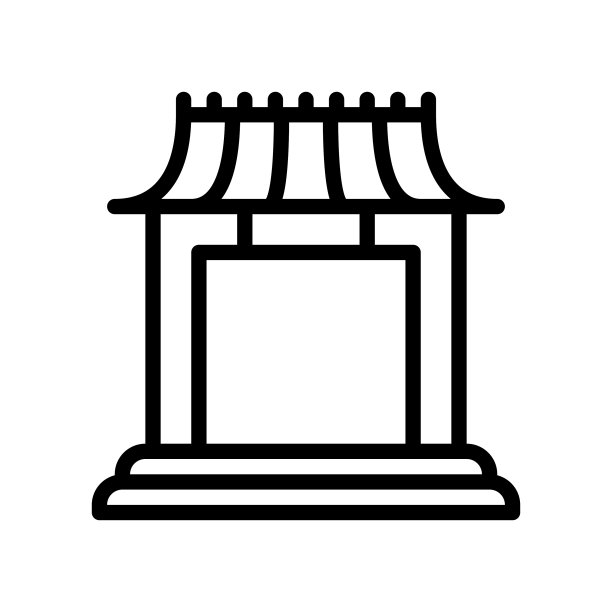 中国建筑拱门中国农历新年图片下载