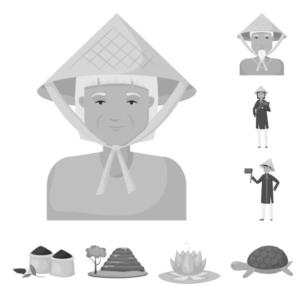 设计文化与地标标志集图片下载