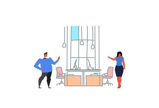 女商人交流共同工作空间图片下载