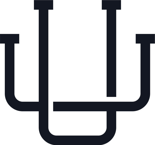 U字母组合logo图标设计图片下载